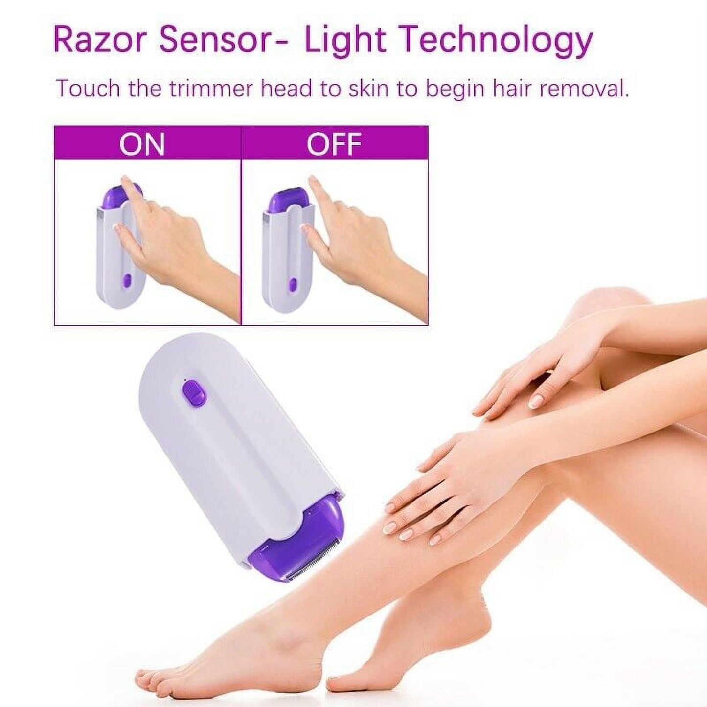 Induction Lady Epilator Laser Painless Hair Removal Device